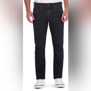 Robert Graham Black Denim Men's Straight Leg Jeans, 34